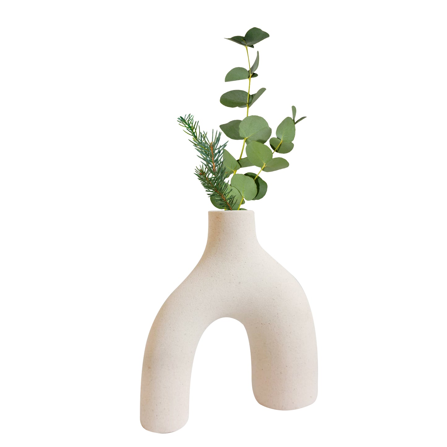 Florero YW031-1 Efecto Piedra Pulida