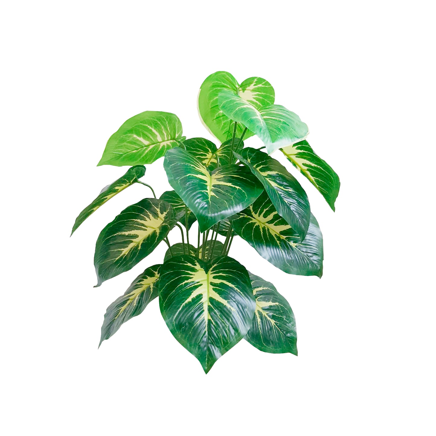 Planta Artificial Variegada 70cm 18 Hojas YW068