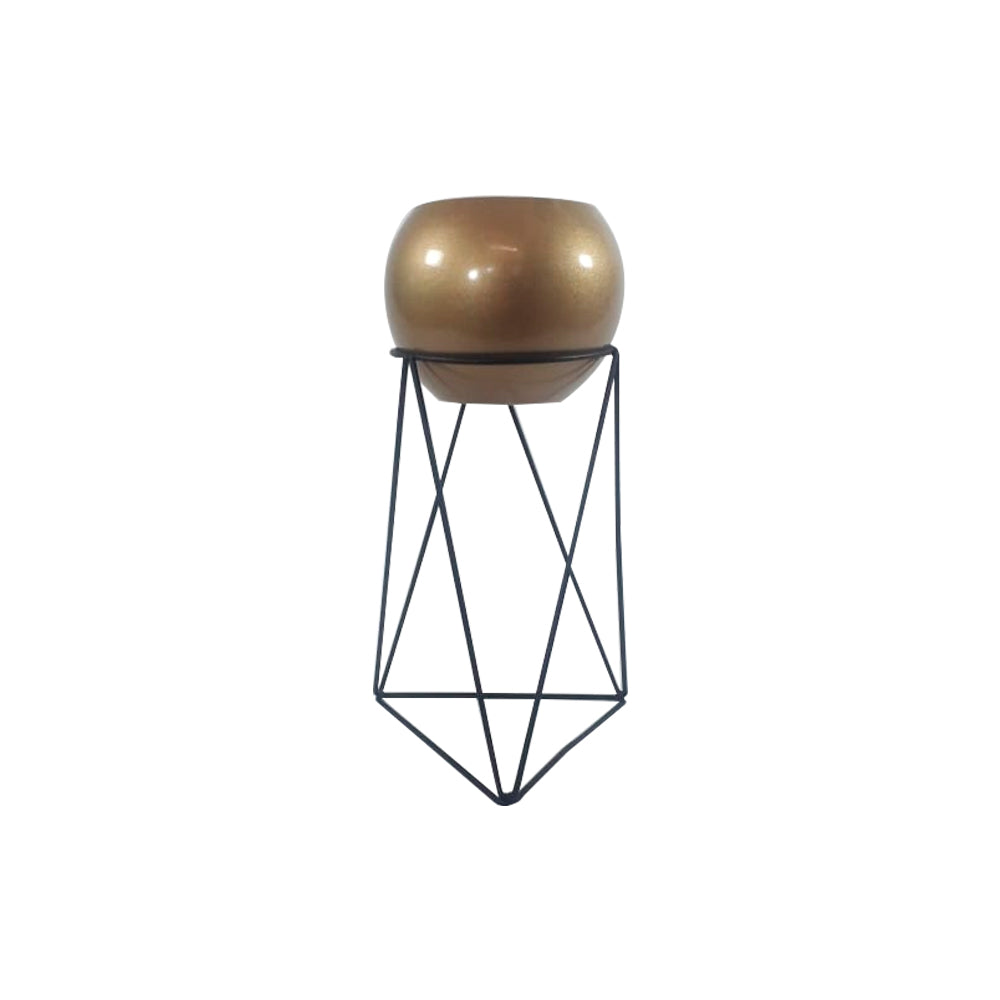 PIRAMIDAL-10X20-NEGRO-ESFERA-DORADA