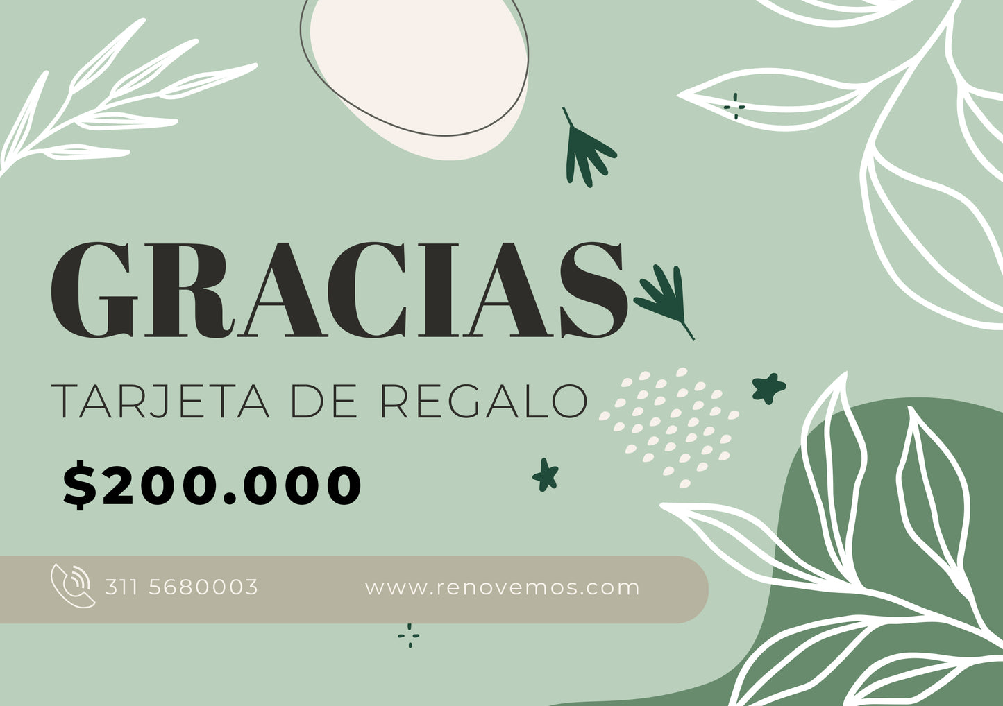 Tarjeta de Regalo GIFT CARD