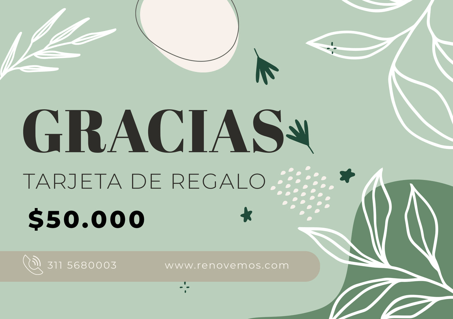 Tarjeta de Regalo GIFT CARD