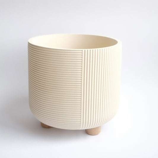 Matera Contemporáneo con Patas 23cm D X 23cm H Concreto COD 5637