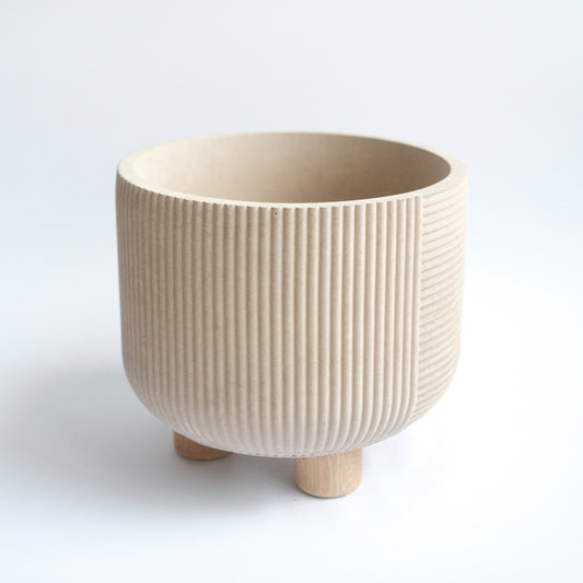 Matera Contemporáneo con Patas 20cm D X 17cm H Concreto COD 5638