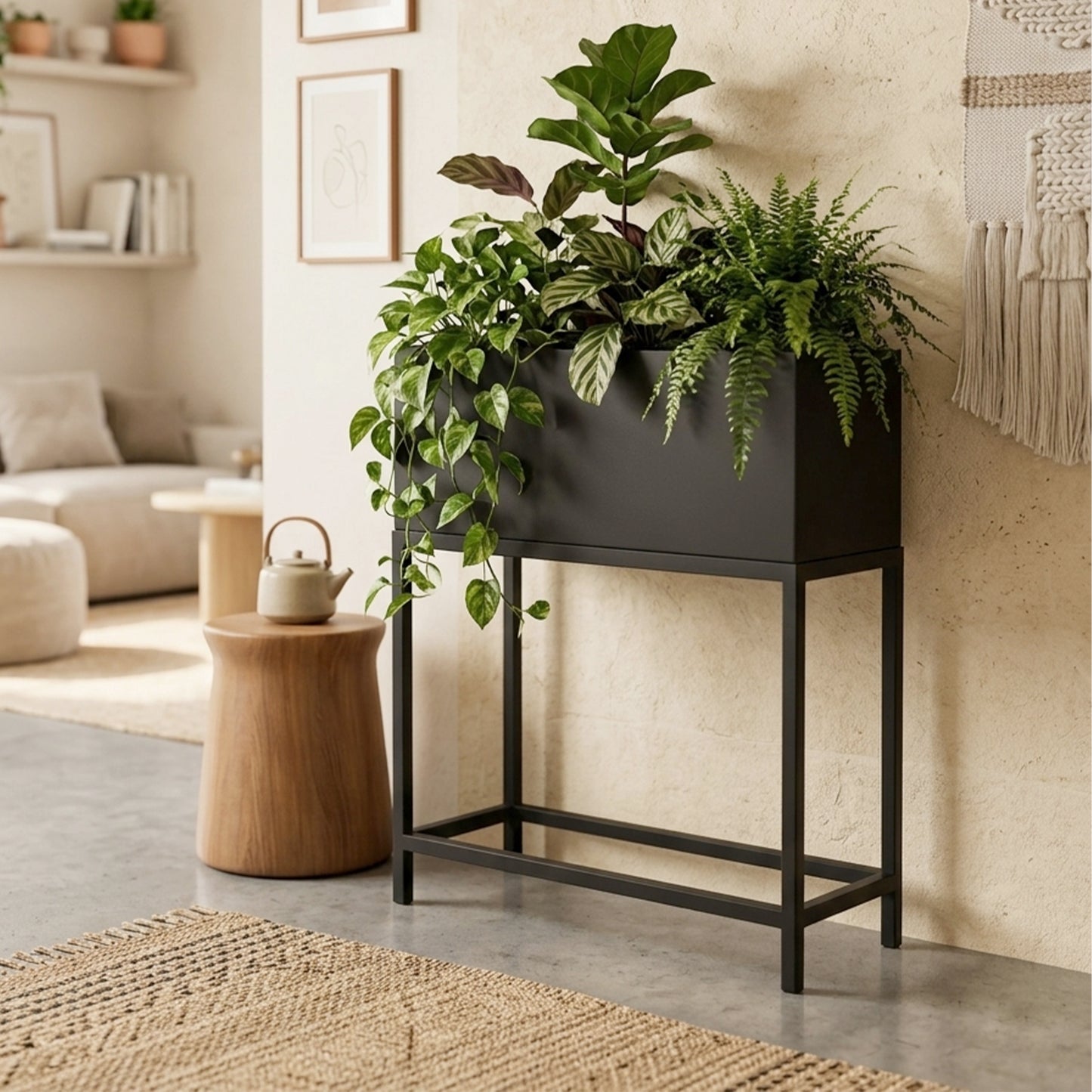 Jardinera Metálica con soporte NEW COLLECTION