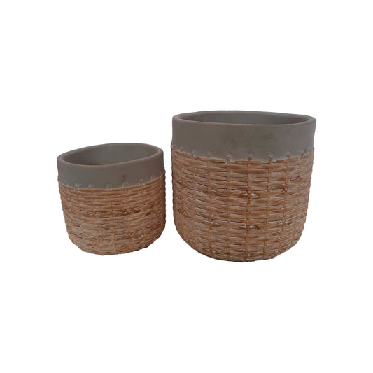 MATERA CONCRETO MIMBRE SET X 2 YW165