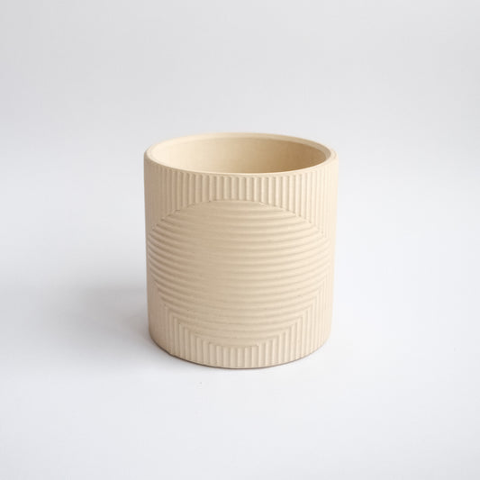 Matera Orquidea 13cm D X 12,5cm H Concreto COD 5629