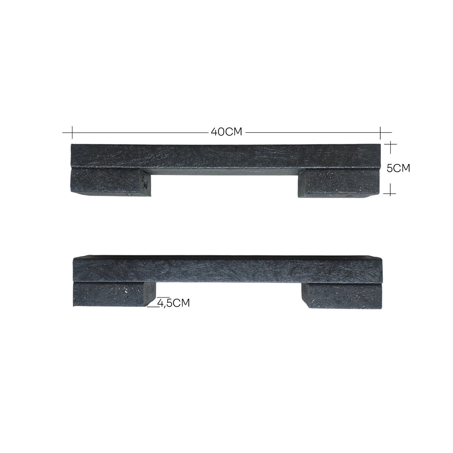 Soportes para jardineras en madera plástica 40CM