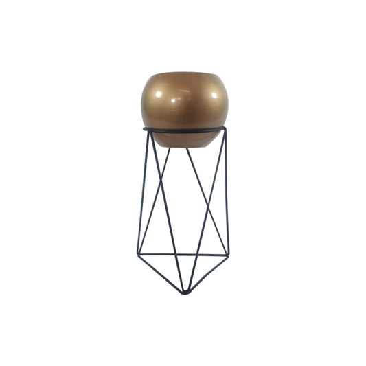PIRAMIDAL-10X20-NEGRO-ESFERA-DORADA