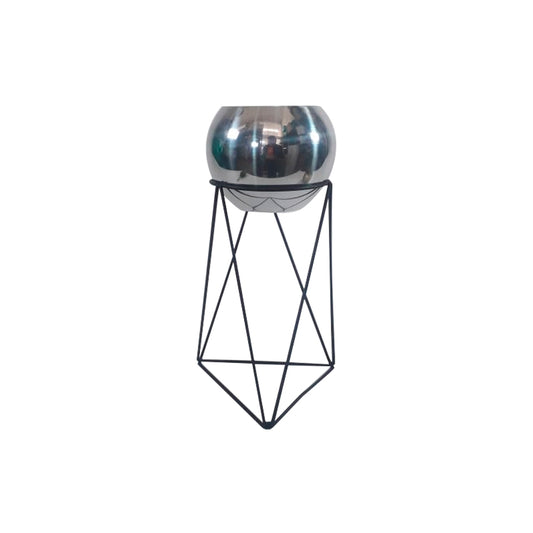 PIRAMIDAL-10X20-NEGRO-ESFERA-PLATA